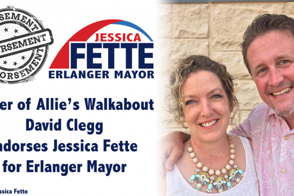 To Lead, To be Out Front, To Generate Ideas - David Clegg Endorses Jessica Fette