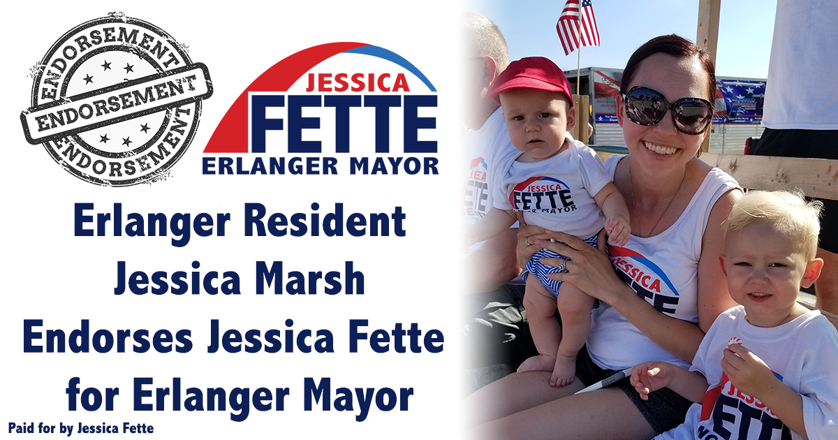 Always Willing to Speak up and Speak out to Make a Difference - Jessica Marsh Endorses Jessica Fette for Mayor